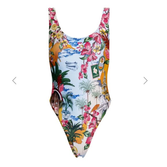 Agua Bendita Ventura Tribeca One Piece Swimsuit in Extra Large - Picture 1 of 8